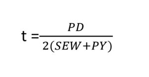 measuring thickness of pipe|pipe wall thickness calculation 31.3.